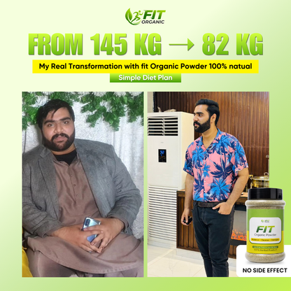 Buy 1 FIT Organic Powder + Get Free 1 Month Diet Plan