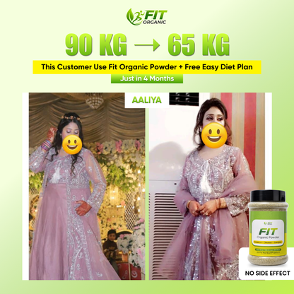Buy 1 FIT Organic Powder + Get Free 1 Month Diet Plan
