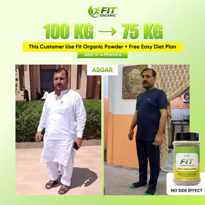 Buy 1 FIT Organic Powder + Get Free 1 Month Diet Plan