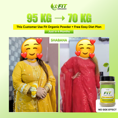 Buy 1 FIT Organic Powder + Get Free 1 Month Diet Plan