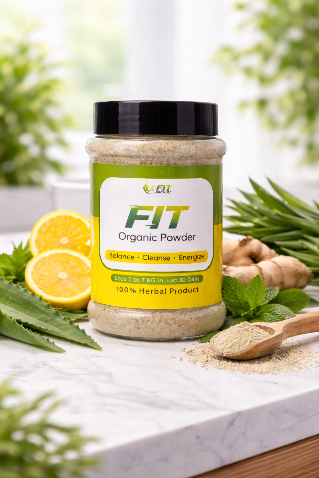 Buy 1 FIT Organic Powder + Get Free 1 Month Diet Plan