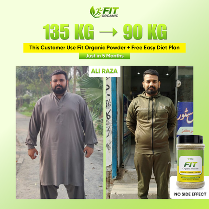 Buy 1 FIT Organic Powder + Get Free 1 Month Diet Plan